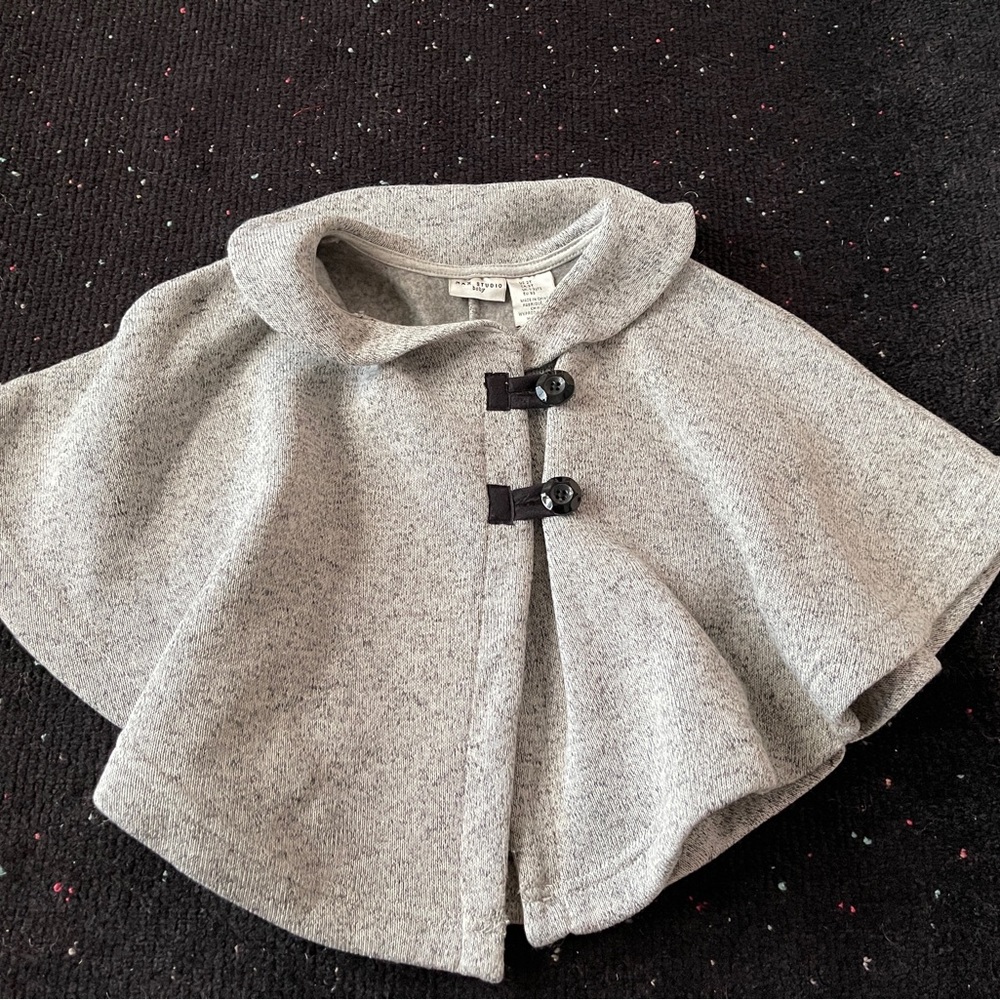 NWT Max Studio wool warm jacket cape poncho sweater